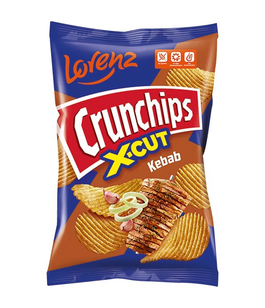 Lorenz Crunchips X-Cut Kebab 10x130g