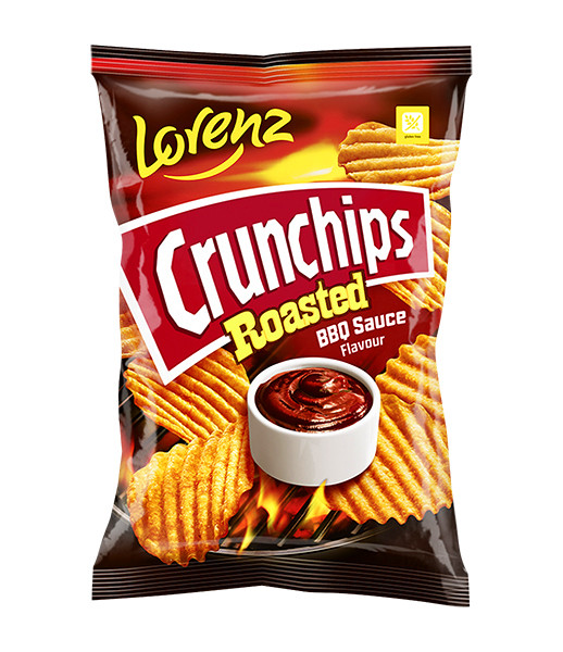 Lorenz Crunchips Roasted BBQ 10x120g