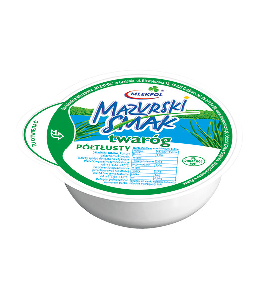 Mlekpol Mazurski Curd Cheeses semi-skimmed