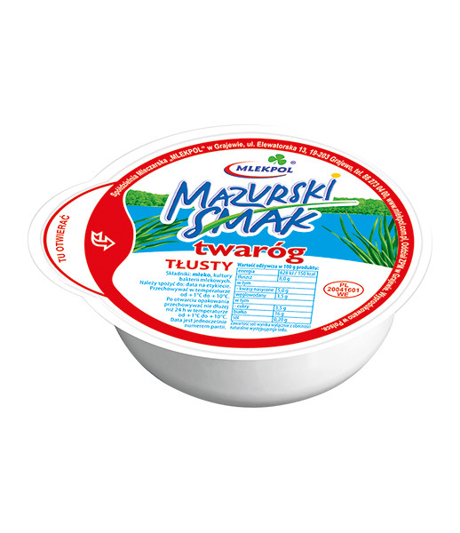 Mlekpol Full Fat Mazurski Curd Cheese (Red) 8x275g