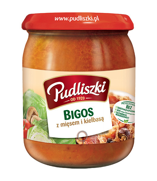 Pudliszki Bigos/Cabbage Stew with Meat Ready Meal 4x500g