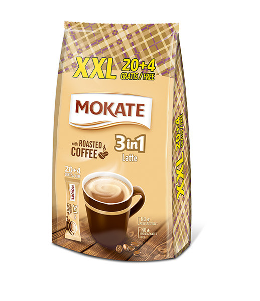 Mokate XXL (24 Pack) - 3in1 Latte 6x336g