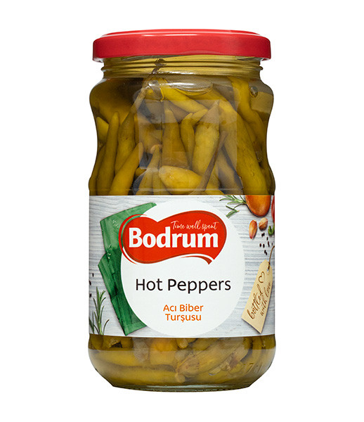 5Bodrum 370cc Pepper Pickled Hot 6x330g