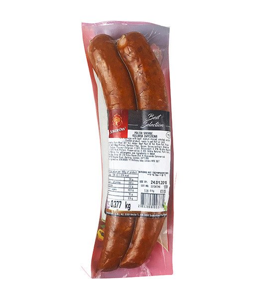 Sokolow Polish Sausage (Kilbasa Zwyczajna) (9kg/Box) Sold by kg