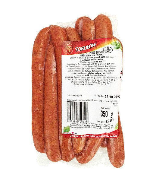 Sokolow Small Silesian Sausages (14pcs/Box) 1x350g