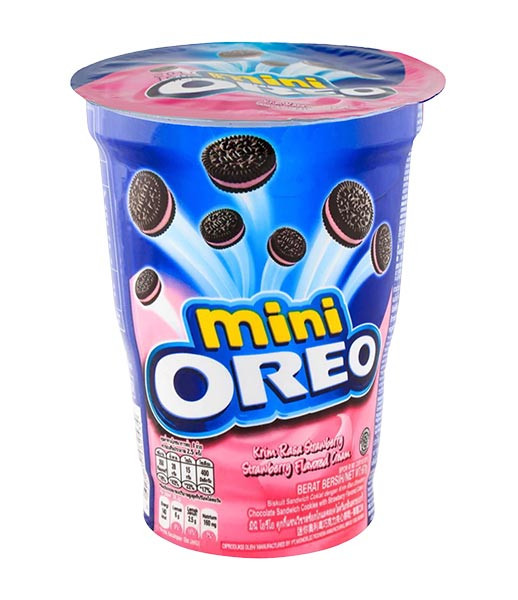 Oreo Mini Cups Strawberry 24x61.3g