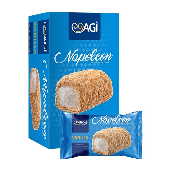 Agi Napoleon Pastry with Vanilla Cream 10x90g