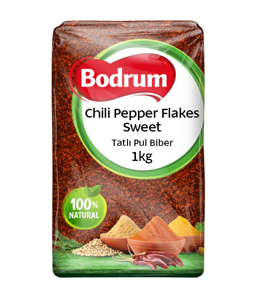 Bodrum Spice Chilli Pepper Flakes (Sweet) 1kg