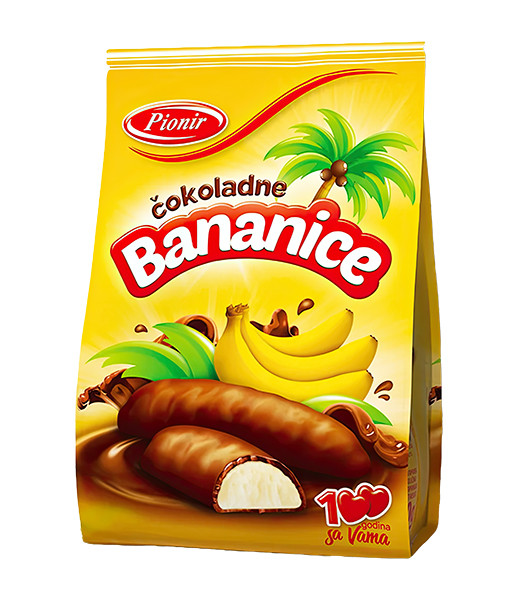 Pionir Bananice (in Bag) 12x150g