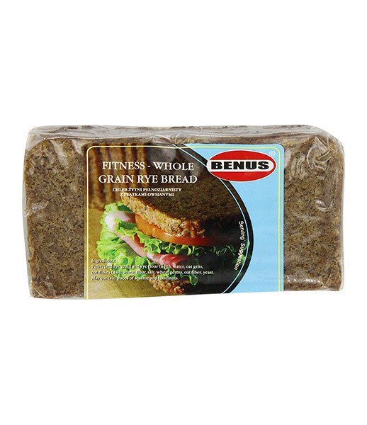 Benus Fitness Wholegrain Rye Bread (38) 12x500g