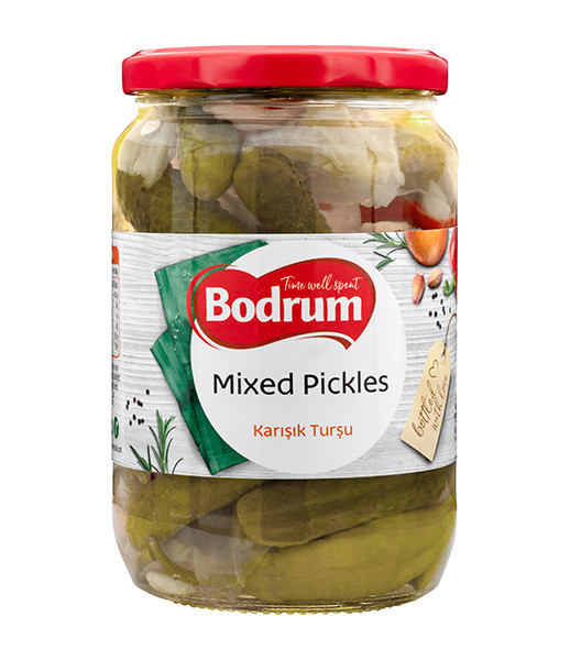 Bodrum 720cc Mixed Vegetable Pickles 6x670g