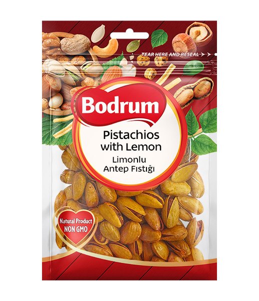 Bodrum Pistachios With Lemon 8x150g