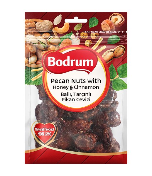 Bodrum Pecan Nuts With Honey & Cinnamon 8x150g