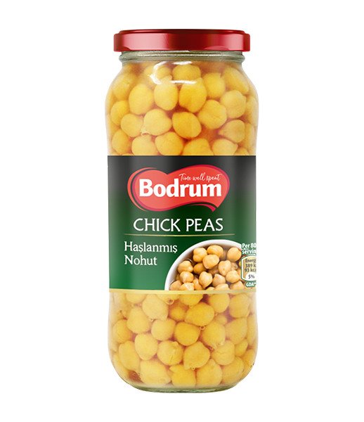 Bodrum Boiled Chickpeas (Jar) 12x540g