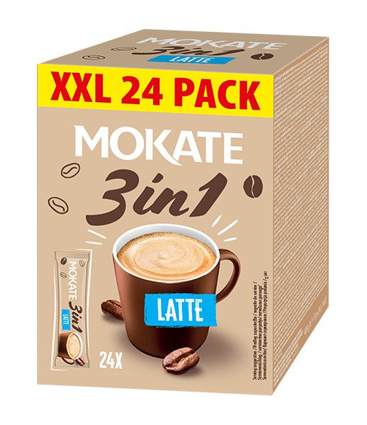 Mokate XXL (24 Pack) - 3in1 Latte 6x336g