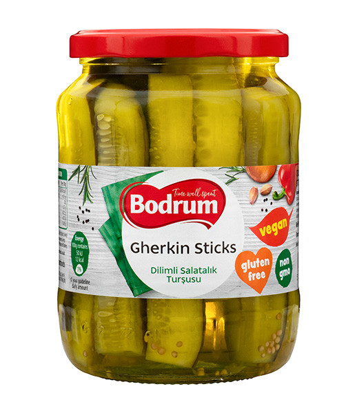 5Bodrum 720cc Gherkin Sticks 6x670g