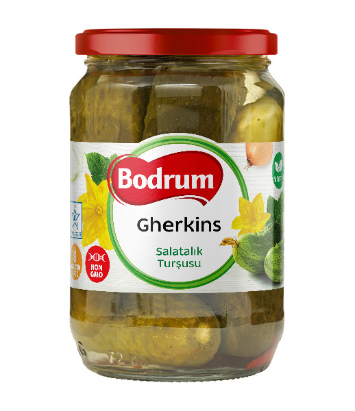 5Bodrum 720cc Gherkin Pickles 6x680g