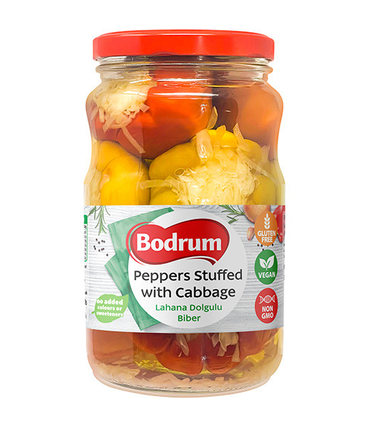 Bodrum 1700cc Red-Yellow Pepper Stuffed Cabbage 6x1650g