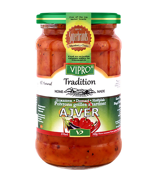 Vipro Home Made Mild Ajvar 12x370ml