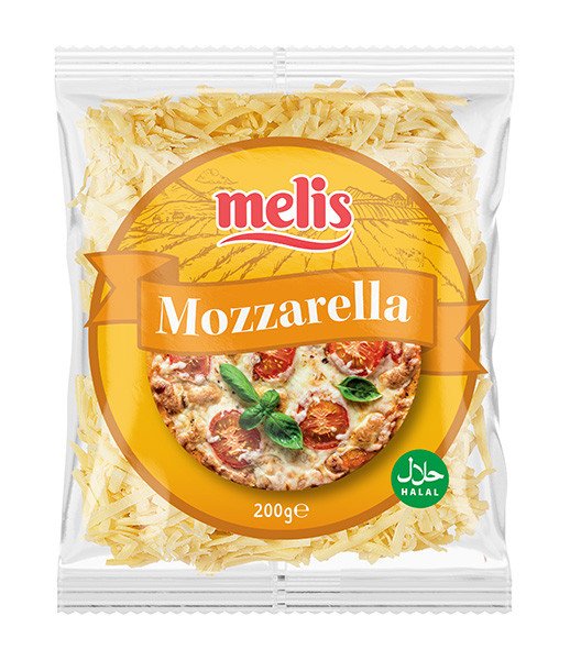 Melis Grated Mozarella Cheese 10x200g