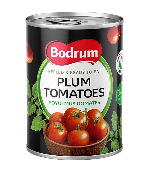 Bodrum Whole Peeled Tomatoes 12x400g