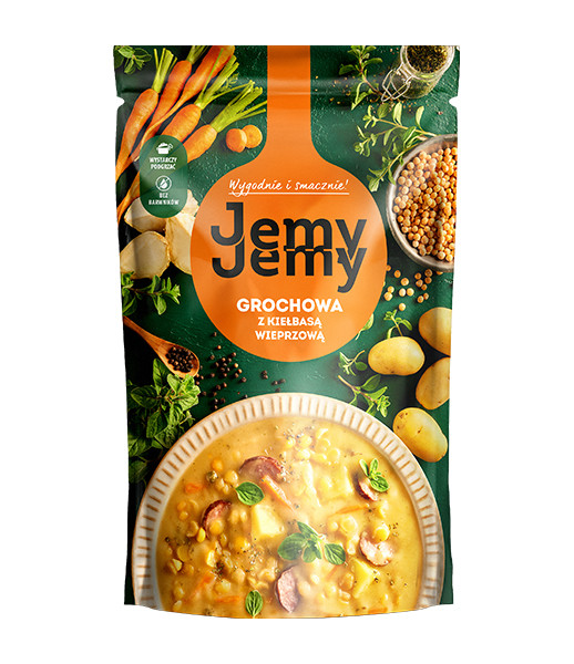 Profi Jemy Jemy Pea Soup with Pork Sausages (Grochowa) 6x450 g