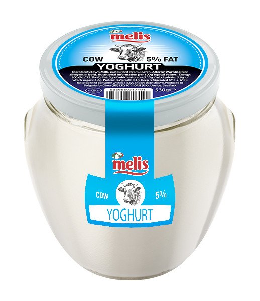 Melis Yoghurt Cow Fat 6x530g