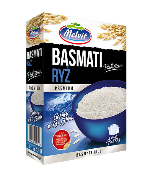 Melvit Ryz Basmati 6x100g