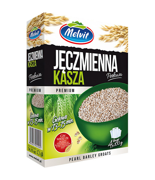 Melvit Barley Groats (Kasza Jeczmienna) 6x4x100g