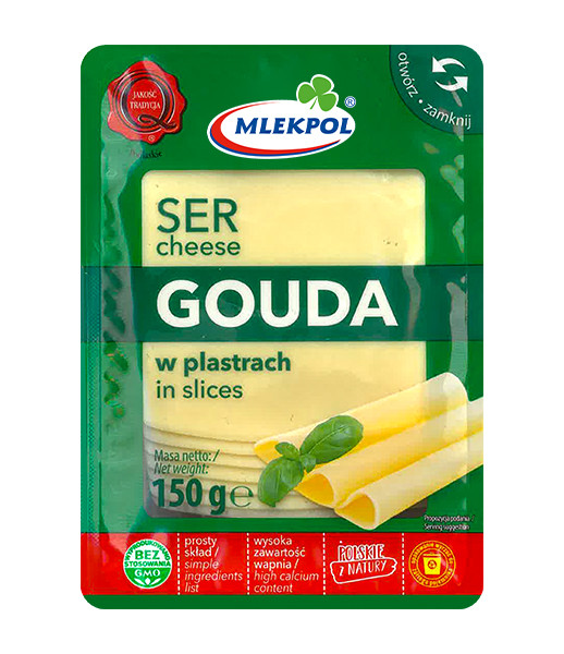 Mlekpol Gouda Sliced 12x150g