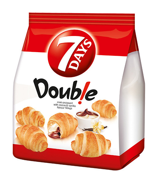 7Days Double Mini Cocoa & Vanilia Croissant 4313016 8x185g