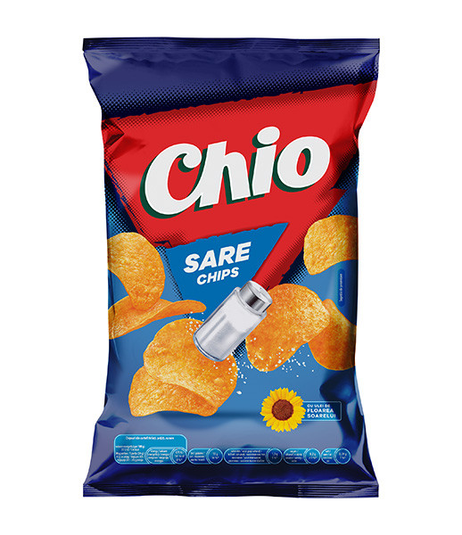 Crisps Chio Ready Salted 10x125g