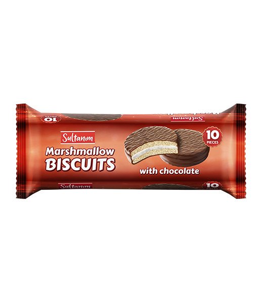 Sultanim Marshmallow Biscuits with Chocolate 12x220g