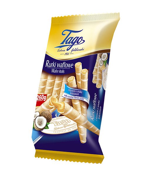 Tago (04) Wafer Rolls with Coconut 24x260g