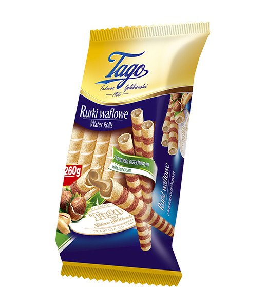 Tago (01) Wafer Rolls with Nuts 24x260g