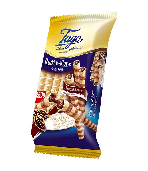 Tago (02) Wafer Rolls with Cocoa 24x260g