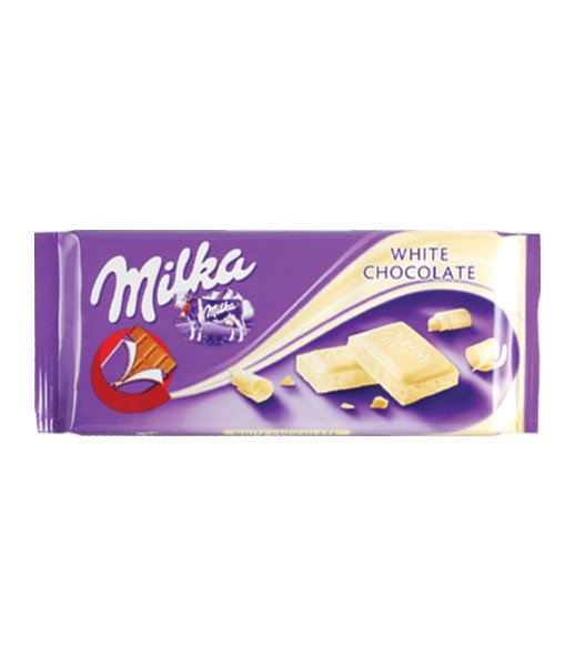 Milka White Chocolate 22x100g