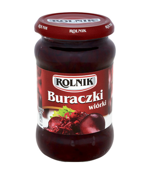 Rolnik Grated Beetroot (Buraczki Wiorki) 6x350g