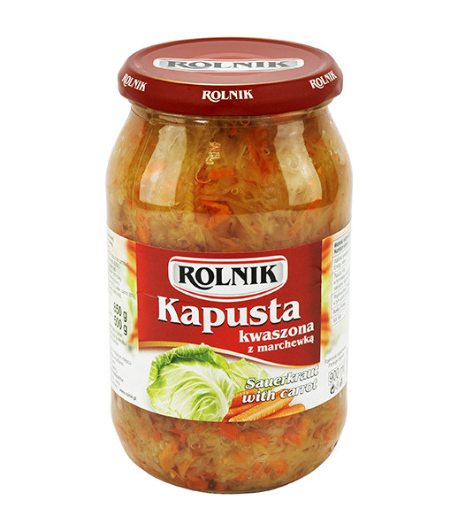 Rolnik Sauerkraut with Carrot 6x850g