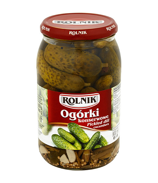 Rolnik Pickled Dill Cucumbers 6x850g