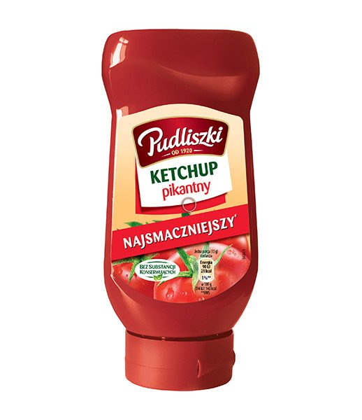 Pudliszki Hot Ketchup Pikantny 8x480g