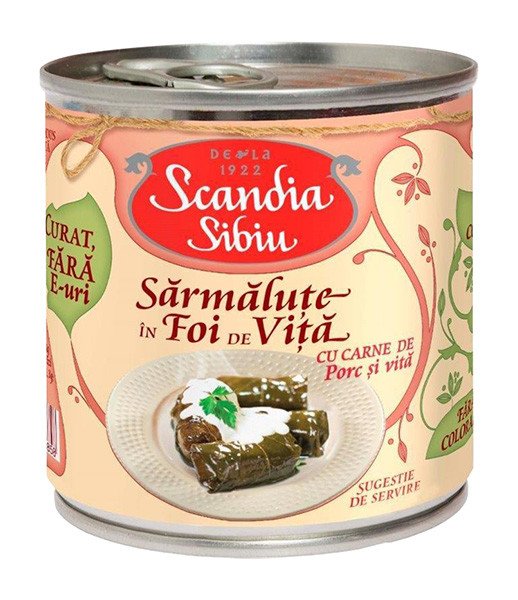 Scandia Sibiu Sarmalate Beef with Pork (Foi Vita Cu Porc) 6x400g