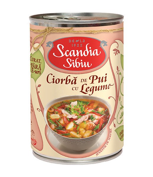 Scandia Sibiu Chicken Vegetable Soup 6x400g