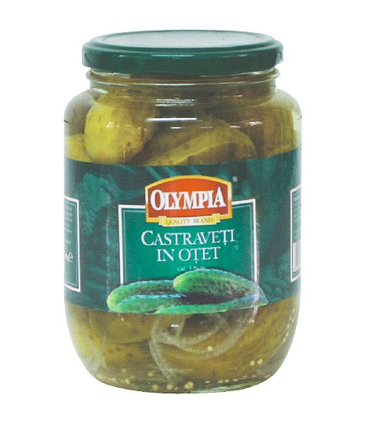 Olympia Cucumbers in Vinegar 6-9cm (Castraveti) 6x720ml