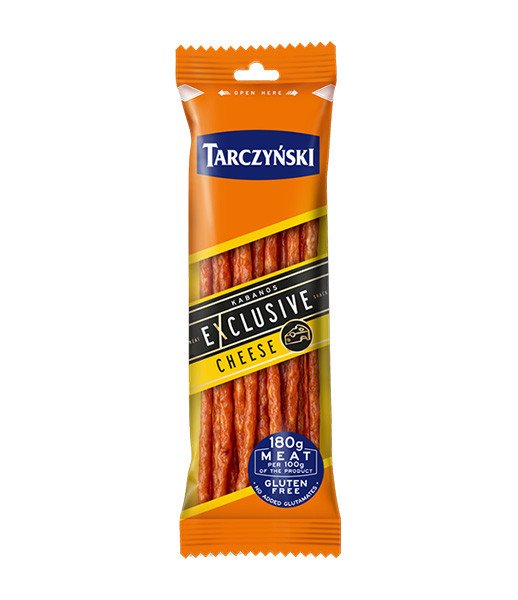 Tarczynski Exclusive Cheese Kabanos Sausages (18) 1x105g