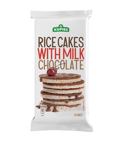 Kupiec Rice Cakes with Milk Chocolate 16x90g