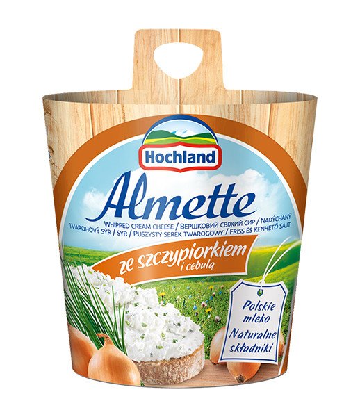 Hochland (05) Almette Smietankowy Ze Szcypiorkiem I Cebula (24) 1x150g (8484)