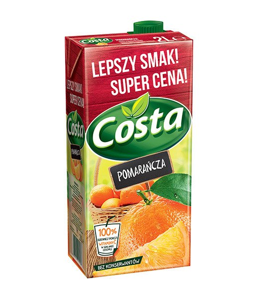 Costa Orange Drink 6x2L