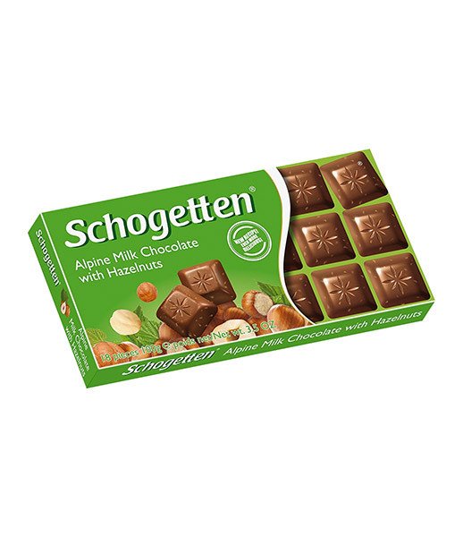 Schogetten Chocolate Alpine Milk with Hazelnut 15x100g