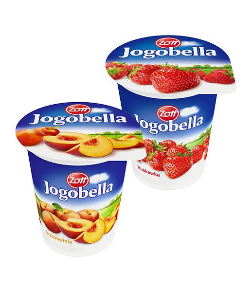 Zott Jogobella Standard (Strawberries & Peaches) 12x400g